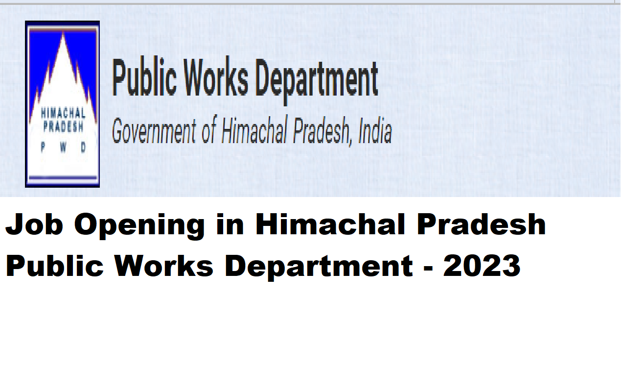 HP PWD Recruitment 2024